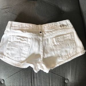 White billabong shorts